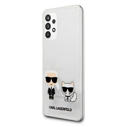 Karl Lagerfeld KLHCA32CKTR A326 A32 5G hardcase Transparent Karl & Choupette_1