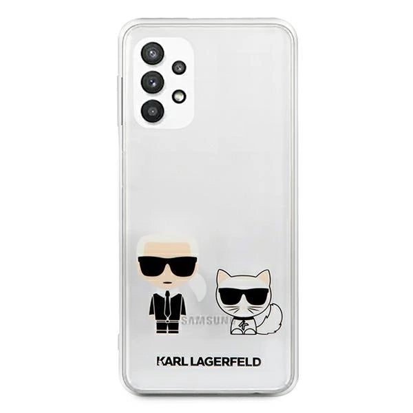 Karl Lagerfeld KLHCA32CKTR A326 A32 5G hardcase Transparent Karl & Choupette_2