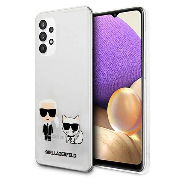 Karl Lagerfeld KLHCA32CKTR A326 A32 5G hardcase Transparent Karl & Choupette_0