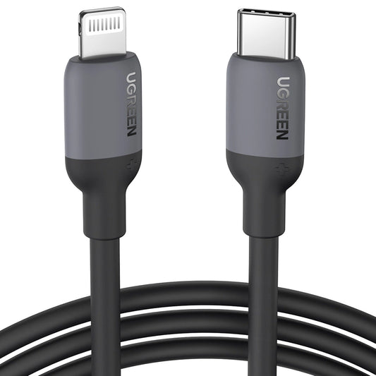 Ugreen US387 Lightning - USB-C MFI PD cable 20W 480Mb/s 1m - black_0