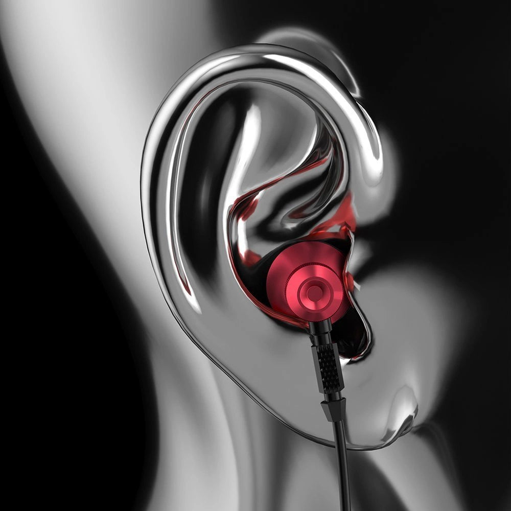 Dudao Metal Wired Earbuds 3.5mm Mini Jack Gray (X2C-Gray)_3