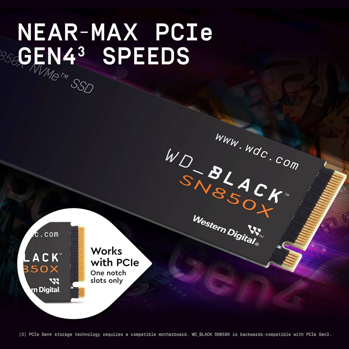 SSD M.2 2280 Western Digital WD Black SN850X 1TB 3D NAND NVMe PCIe Gen 4.0x4