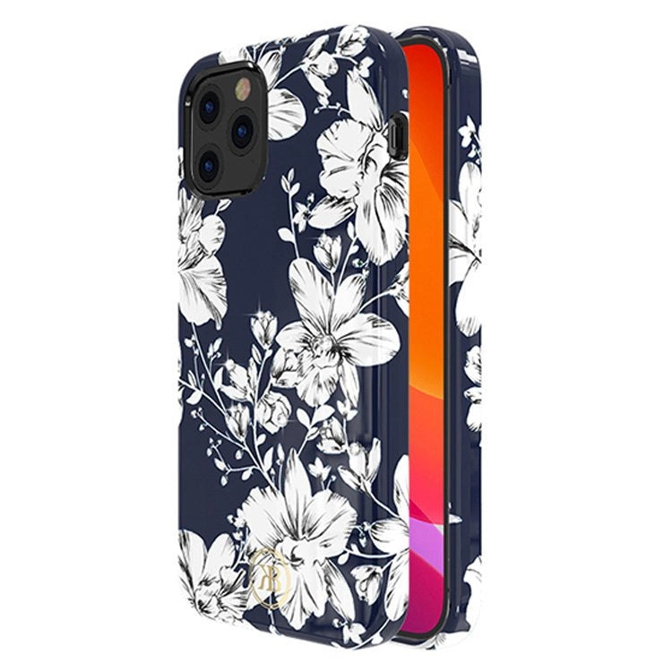Kingxbar Blossom case decorated with original Swarovski crystals iPhone 12 mini multicolour (Lily)_1