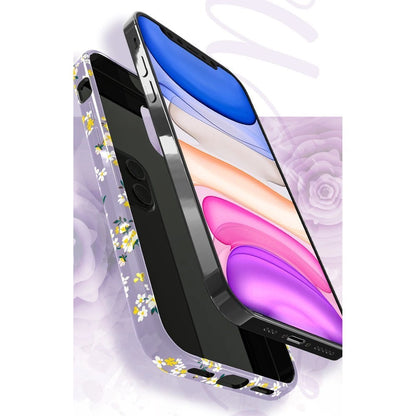 Kingxbar Blossom case decorated with original Swarovski crystals iPhone 12 mini multicolour (Lily)_3