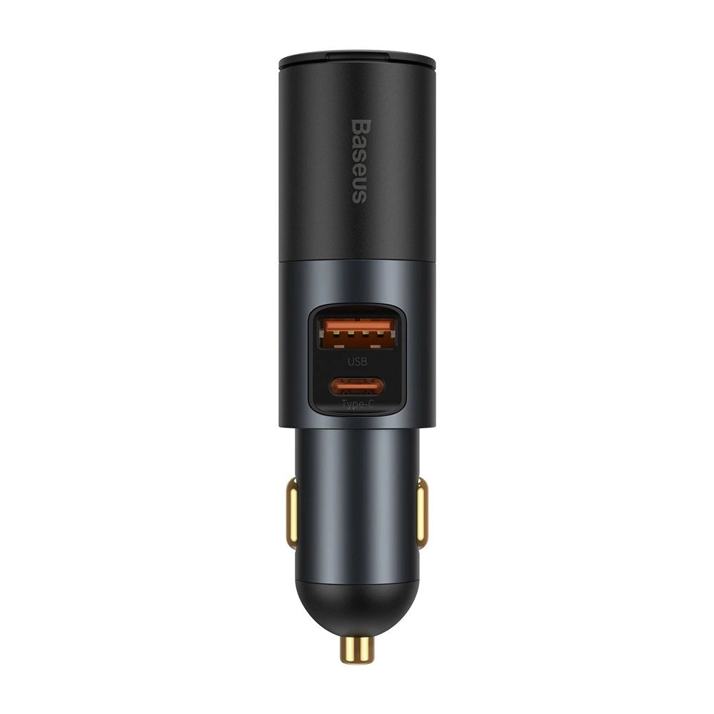 Baseus Share Together USB / USB Type C / cigarette lighter socket car charger 120W Quick Charge Power Delivery gray (CCBT-C0G)_0
