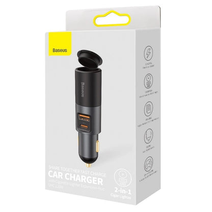 Baseus Share Together USB / USB Type C / cigarette lighter socket car charger 120W Quick Charge Power Delivery gray (CCBT-C0G)_4