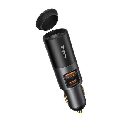 Baseus Share Together USB / USB Type C / cigarette lighter socket car charger 120W Quick Charge Power Delivery gray (CCBT-C0G)_1