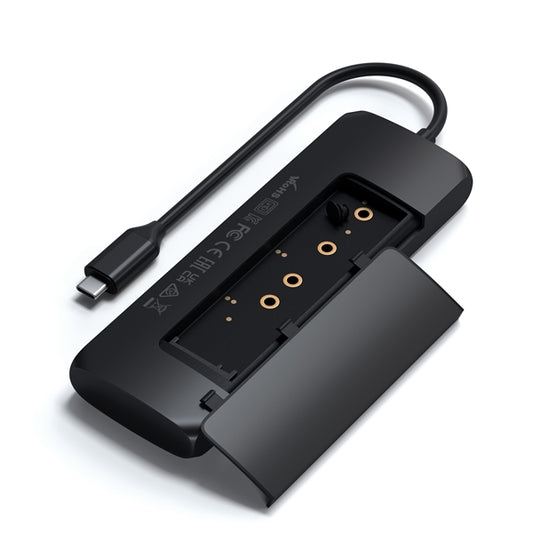 Satechi USB-C Hybrid Multiport Adapter with SSD Enclosure black_0