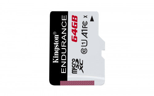 Cartão microSDXC Kingston / 64 GB / Preto / High Endurance / SDCE/64GB_0