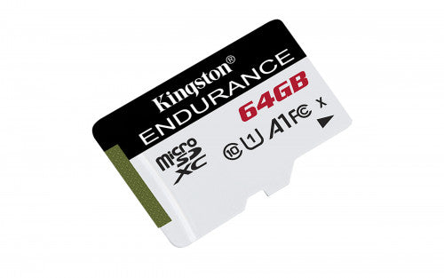 Cartão microSDXC Kingston / 64 GB / Preto / High Endurance / SDCE/64GB_1