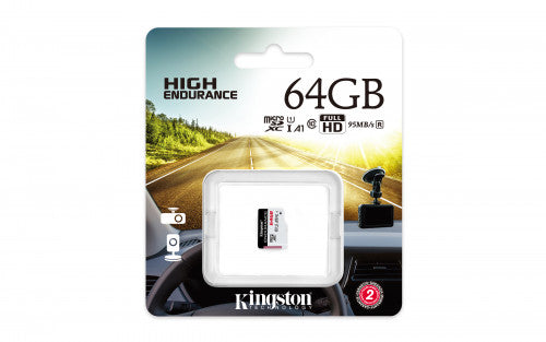 Cartão microSDXC Kingston / 64 GB / Preto / High Endurance / SDCE/64GB_2