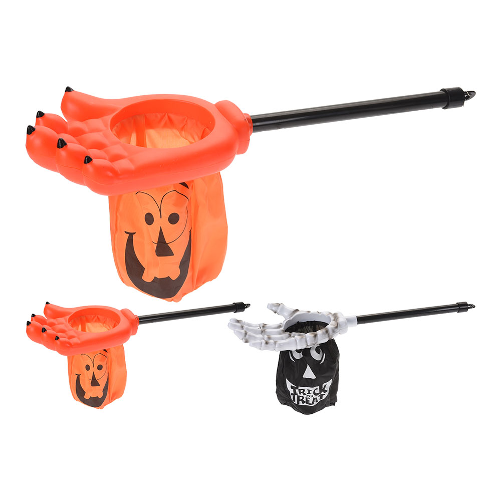 Garra com bolsa recolhe guloseimas halloween cores/modelos sortidos_0