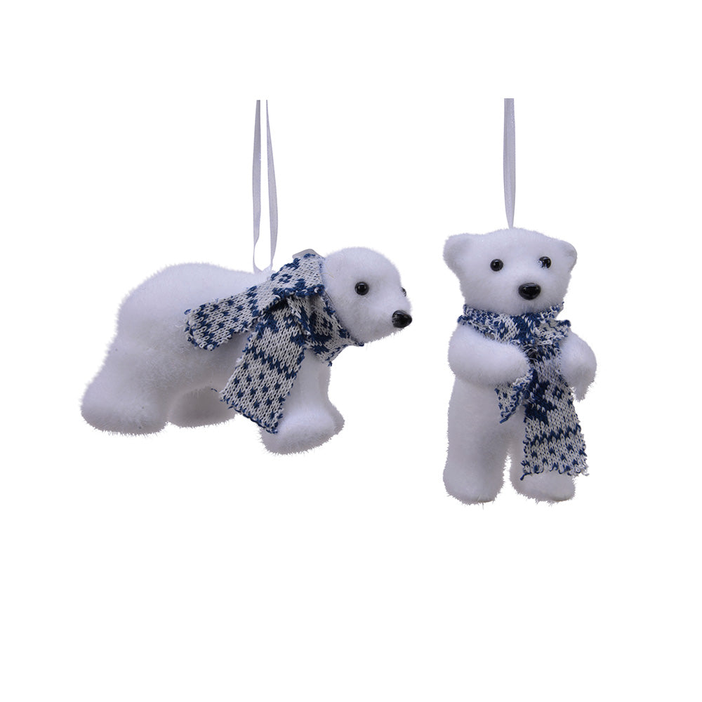 Enfeite ursinho para Ã¡rvore de natal, modelos sortidos 6,3x11,5x7,5cm_0