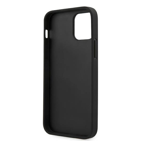 Guess Saffiano Vintage Script Case for iPhone 12 Pro Max 6.7" - Black_6