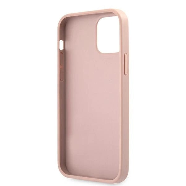 Guess GUHCP12LRSAVSRG iPhone 12 Pro Max 6.7&quot; pink/pink hardcase Saffiano Vintage Script_6