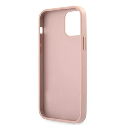Guess GUHCP12LRSAVSRG iPhone 12 Pro Max 6.7&quot; pink/pink hardcase Saffiano Vintage Script_6