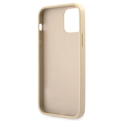 Guess GUHCP12MRSAVSLG iPhone 12/12 Pro 6.1" gold/gold hardcase Saffiano Vintage Script_6
