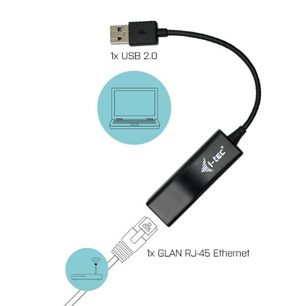 Adattatore USB 2.0 a Ethernet RJ-45_0