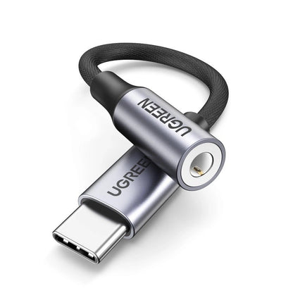 Ugreen AV161 adapter for headphones mini jack 3.5 mm (female) / USB-C (male) 10 cm - black_2
