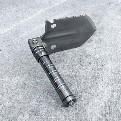 Survival shovel 10-in-1 folding shovel with knife, screwdriver, glass breaker_8