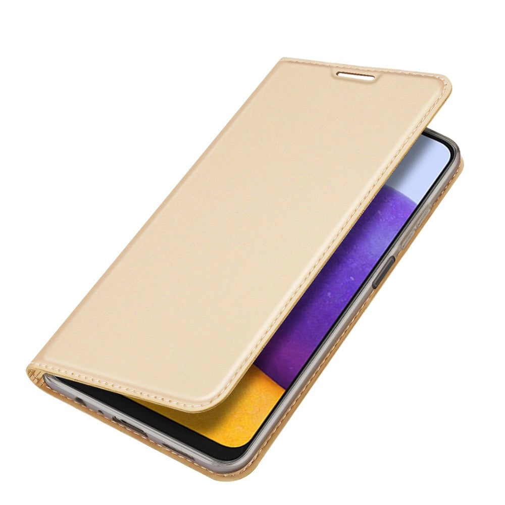 Dux Ducis Skin Pro Bookcase type case for Samsung Galaxy A22 4G golden_3