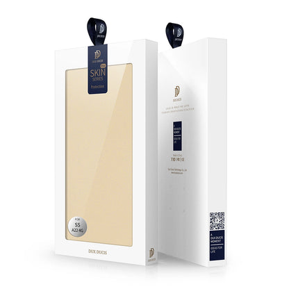 Dux Ducis Skin Pro Bookcase type case for Samsung Galaxy A22 4G golden_4