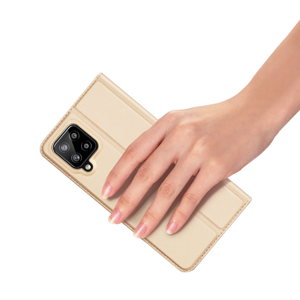 Dux Ducis Skin Pro Bookcase type case for Samsung Galaxy A22 4G golden_6