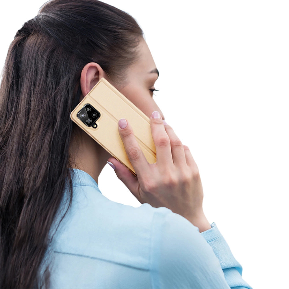 Dux Ducis Skin Pro Bookcase type case for Samsung Galaxy A22 4G golden_8