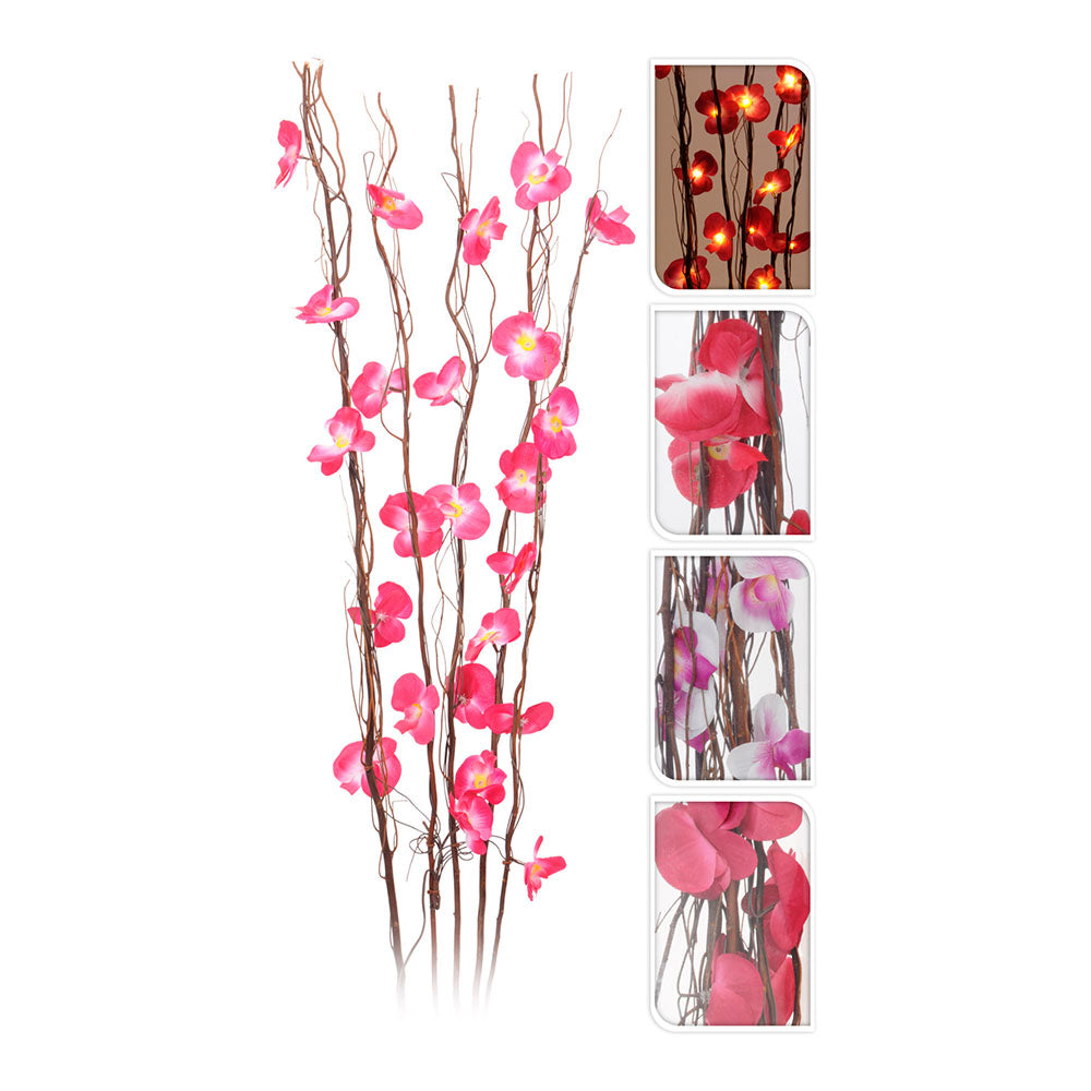 Ramo de flores decorativas com led modelos sortidos_0