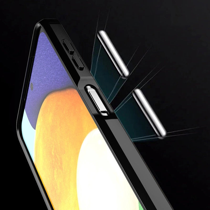 Carbon Case Flexible Cover TPU Case for Samsung Galaxy A22 4G black_10