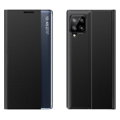 Sleep Case Bookcase Type Case with Smart Window for Samsung Galaxy A22 4G black_0