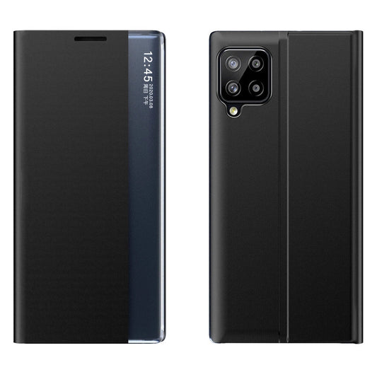 Sleep Case Bookcase Type Case with Smart Window for Samsung Galaxy A22 4G black_0