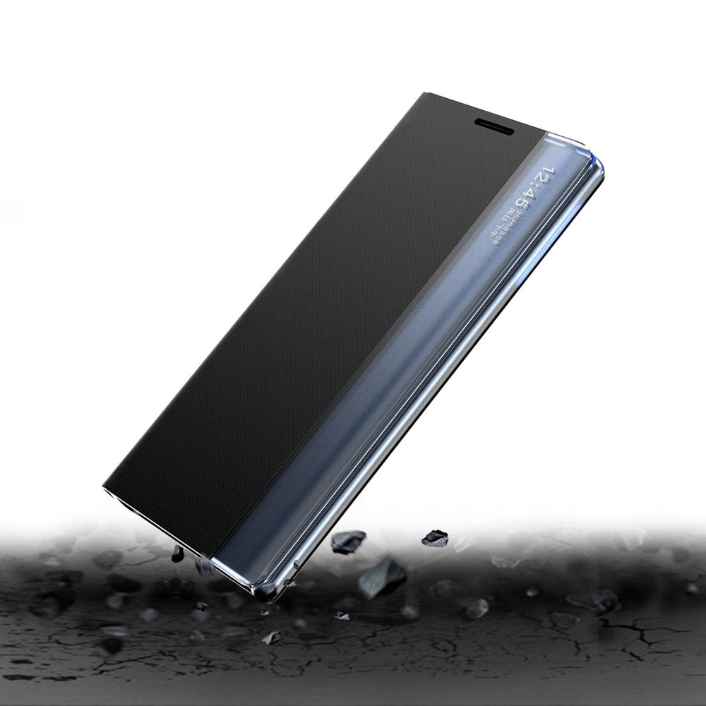 Sleep Case Bookcase Type Case with Smart Window for Samsung Galaxy A22 4G black_8