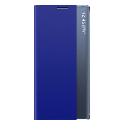Sleep Case Bookcase Type Case with Smart Window for Samsung Galaxy A22 4G blue_1