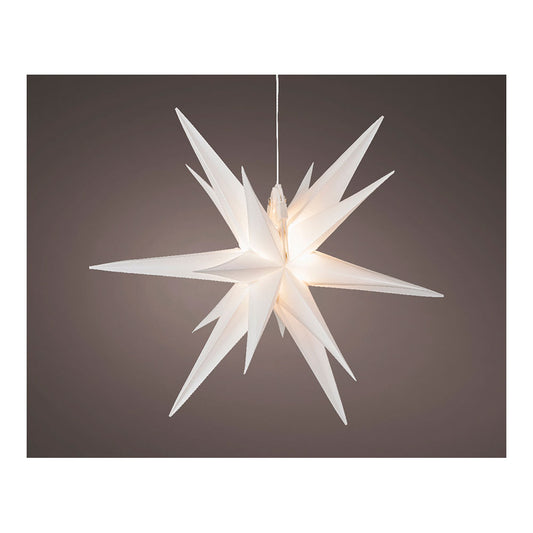 Estrela branca iluminada Ã¸40x40cm 6 leds_0