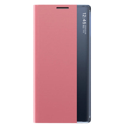 Sleep Case Bookcase Type Case with Smart Window for Samsung Galaxy A22 4G pink_1