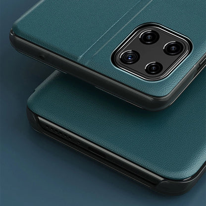 Eco Leather View Case elegant bookcase type case with kickstand for Samsung Galaxy A22 4G purple_6
