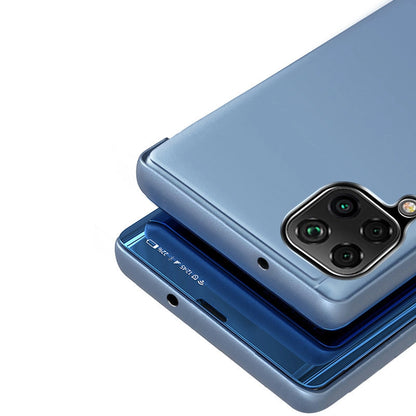 Clear View Case cover for Samsung Galaxy A22 4G blue_4