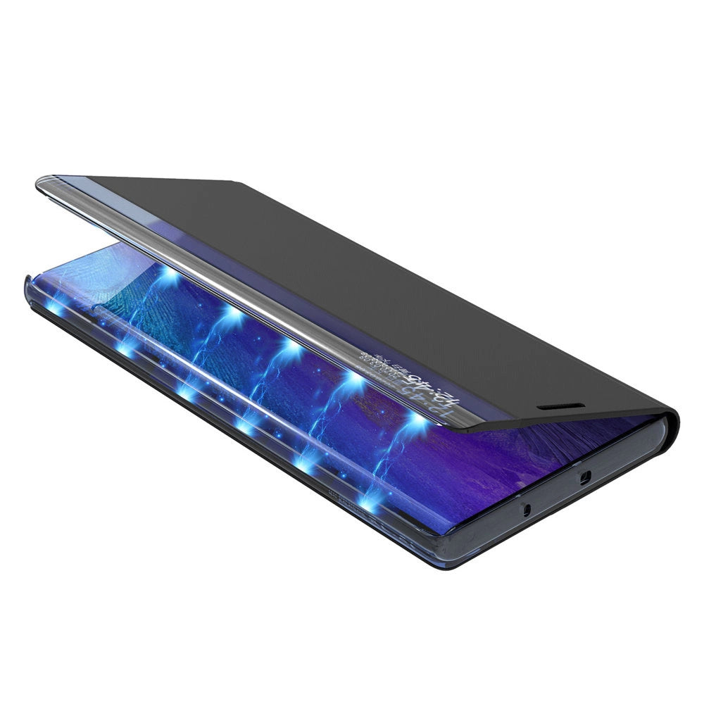 Sleep Case Bookcase Type Case with Smart Window for Samsung Galaxy A22 5G blue_8