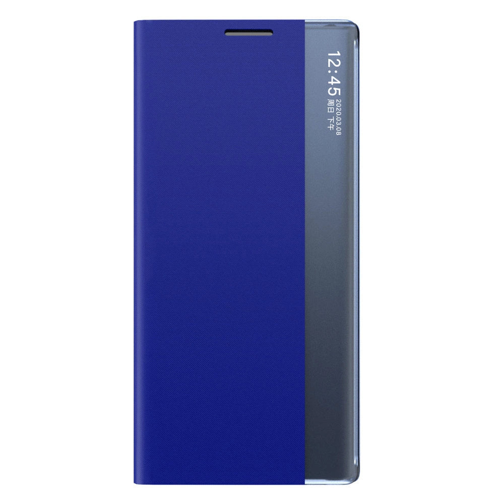 Sleep Case Bookcase Type Case with Smart Window for Samsung Galaxy A22 5G blue_1
