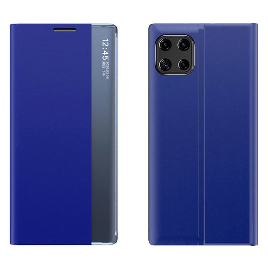 Sleep Case Bookcase Type Case with Smart Window for Samsung Galaxy A22 5G blue_0