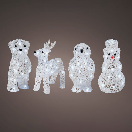 Figuras animais de natal para exterior a pilhas modelos sortidos 491031_0