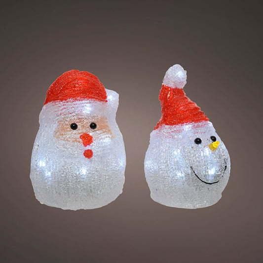 Figura led pai natal para interior a pilhas modelos sortidos 491239_0