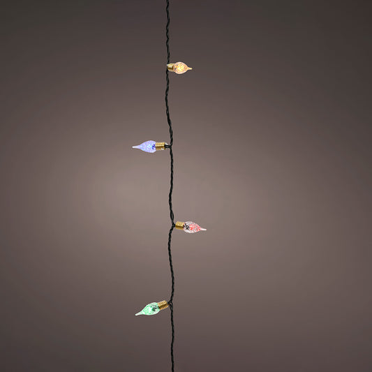 Grinalda led vintage multicor com 8 funÃ§Ãµes efeito cintilante para interior 1119cm 493271_0