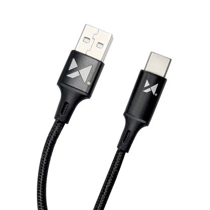 Wozinsky cable USB - USB Type C 2,4A 2m black(WUC-C2B)_2