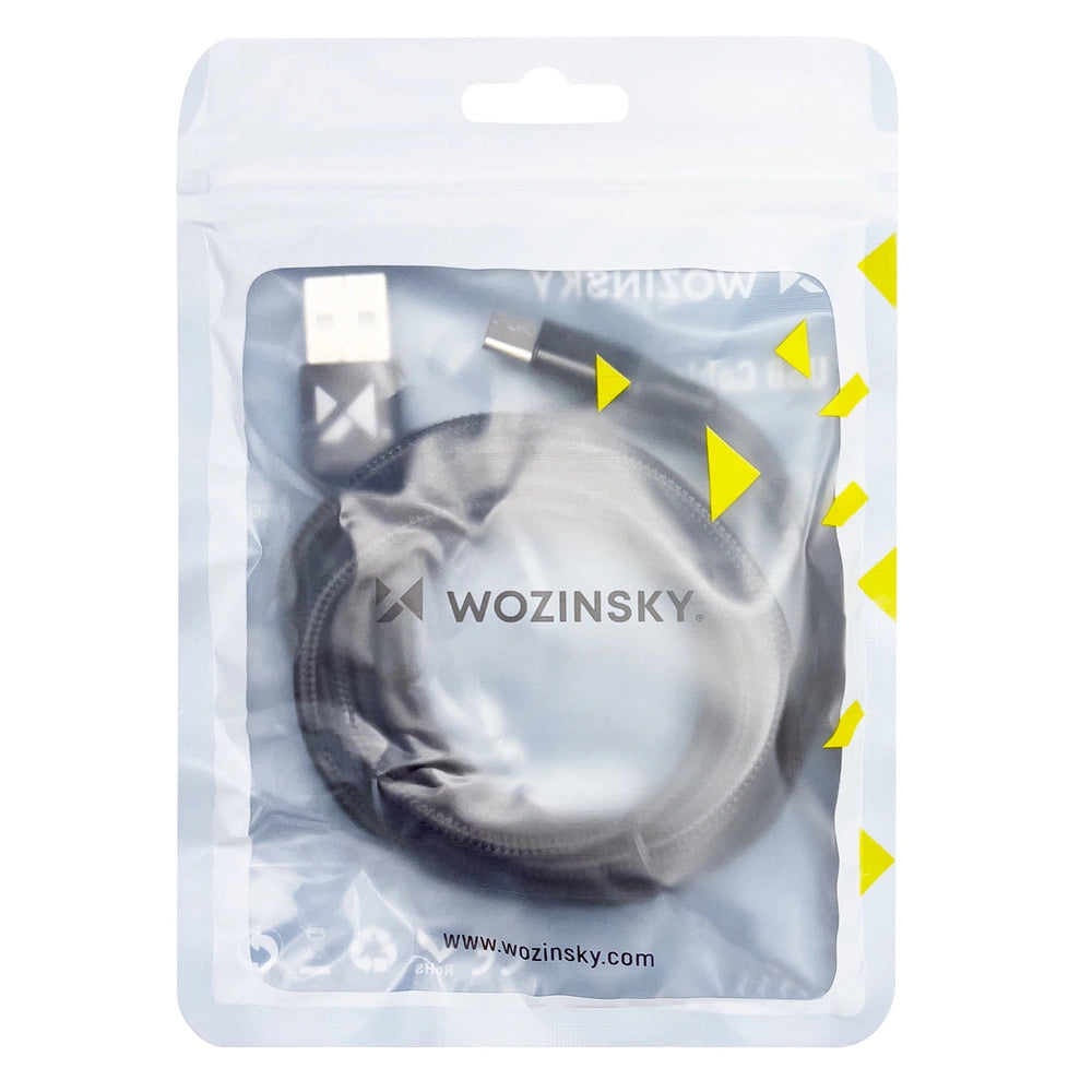 Wozinsky cable USB - USB Type C 2,4A 2m black(WUC-C2B)_4