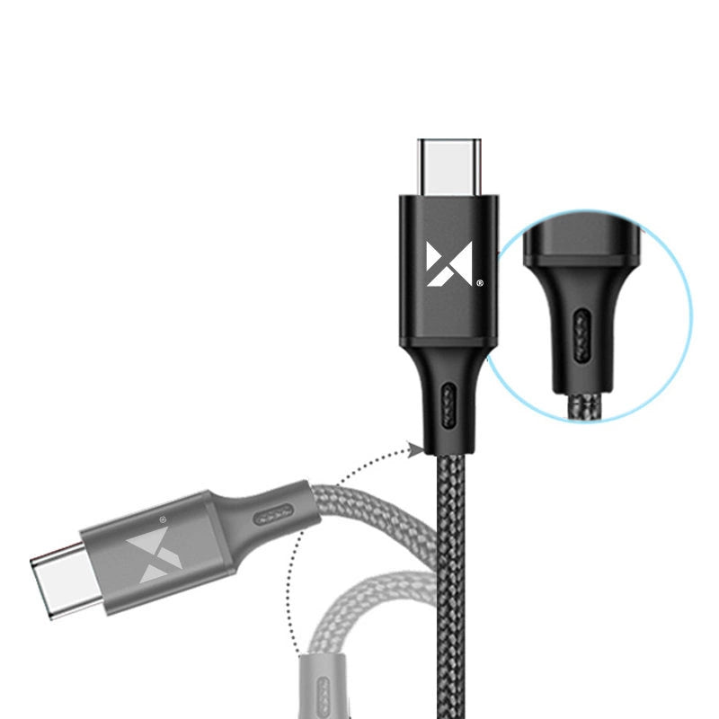 Wozinsky cable USB - USB Type C 2,4A 2m black(WUC-C2B)_1