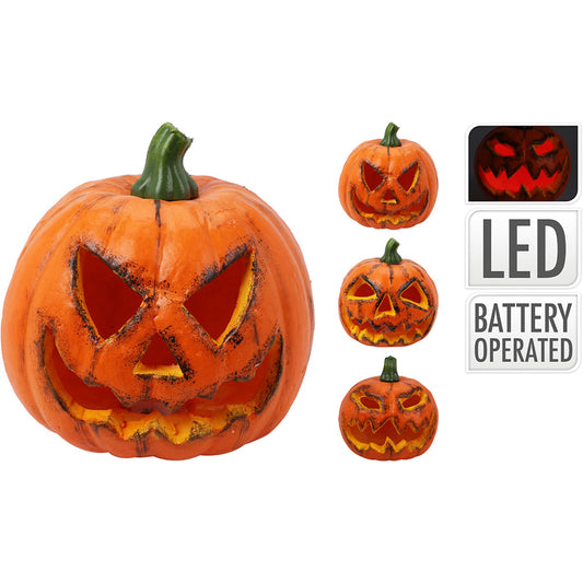 AbÃ³bora halloween com led, pvc, a pilhas, 3 modelos._0