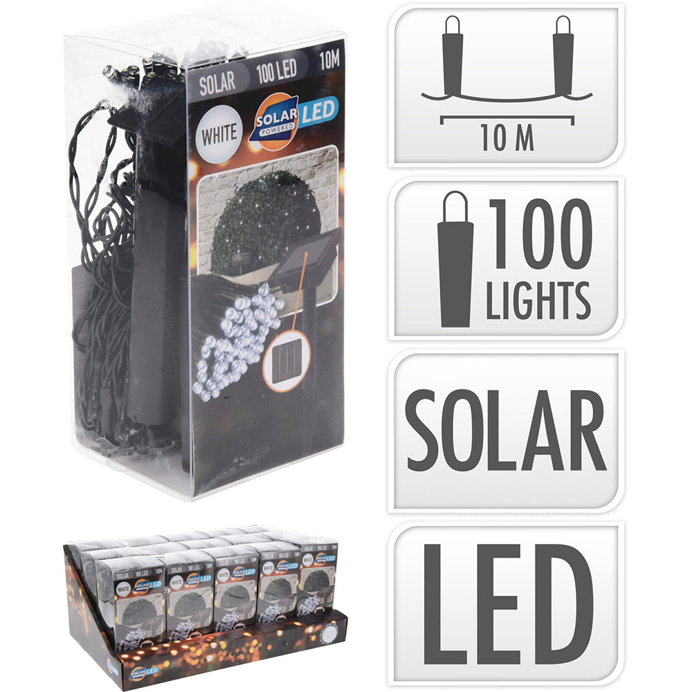 Grinalda led, branco frio, 100 leds, solar, ip44 10m_0