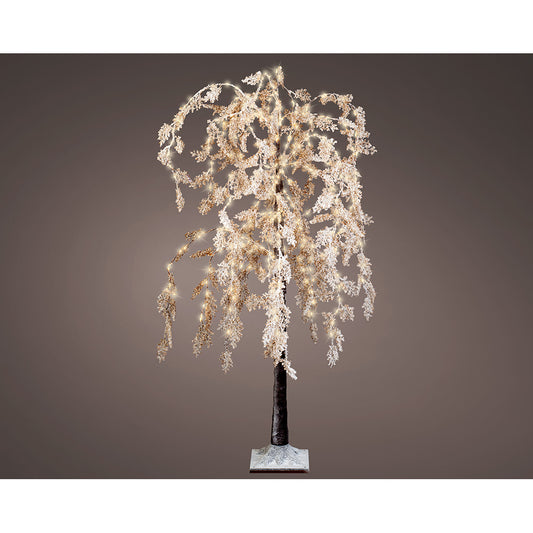 Salgueiro micro led com efeito de neve, Ã¸70 x 180 cm_0
